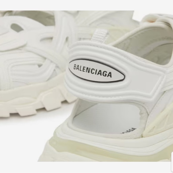 Balenciaga Track Athletic Sandals in White - Picture 10 of 12